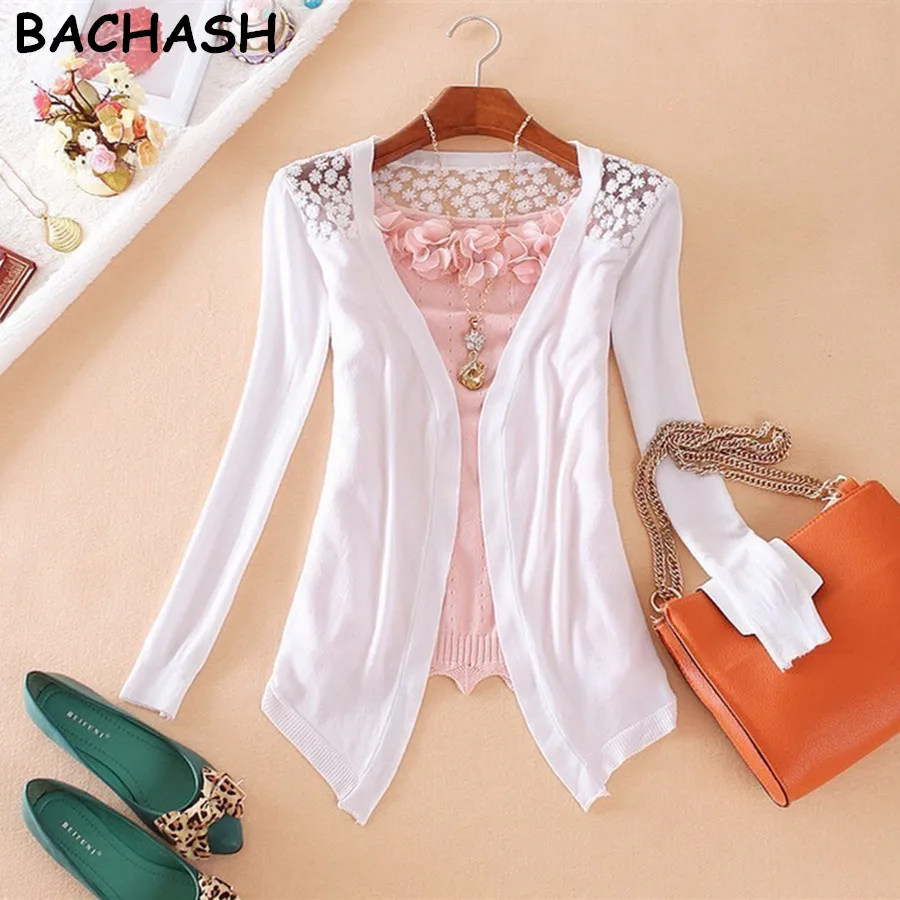 

BACHASH 2018 Spring And Summer New Fashion Women's Slim Short Design Collar Black Grey Short Coat Jackets For Women Outerwear