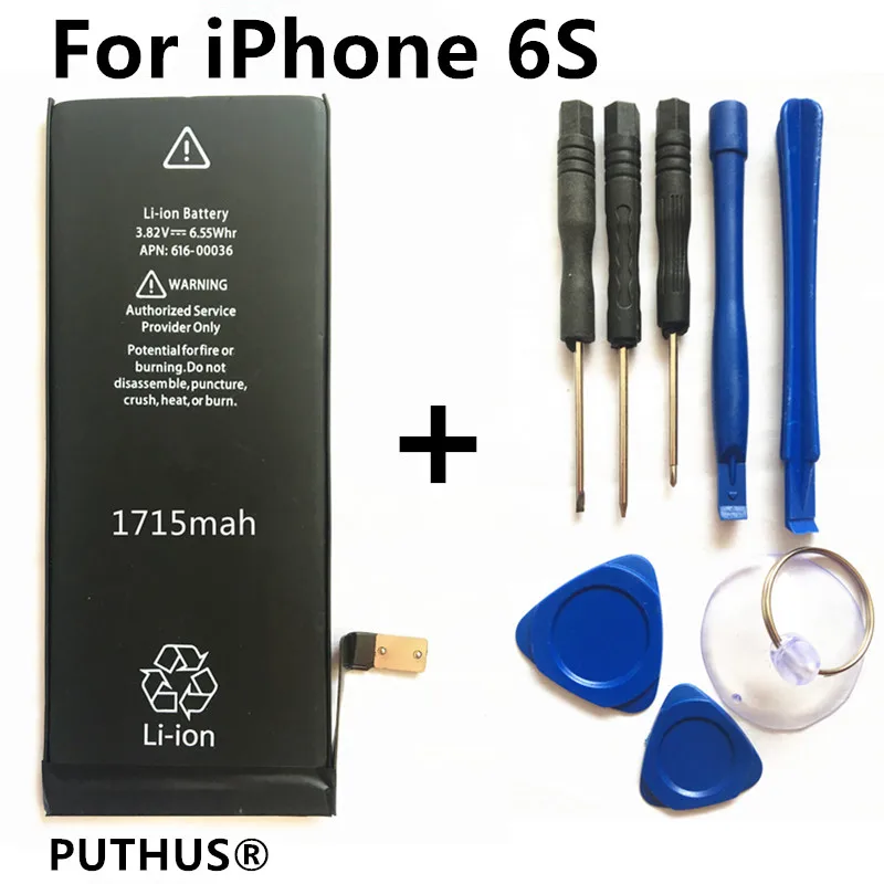 New For iPhone 6s battery Internal Replacement Batteries 3.82V 1715mah