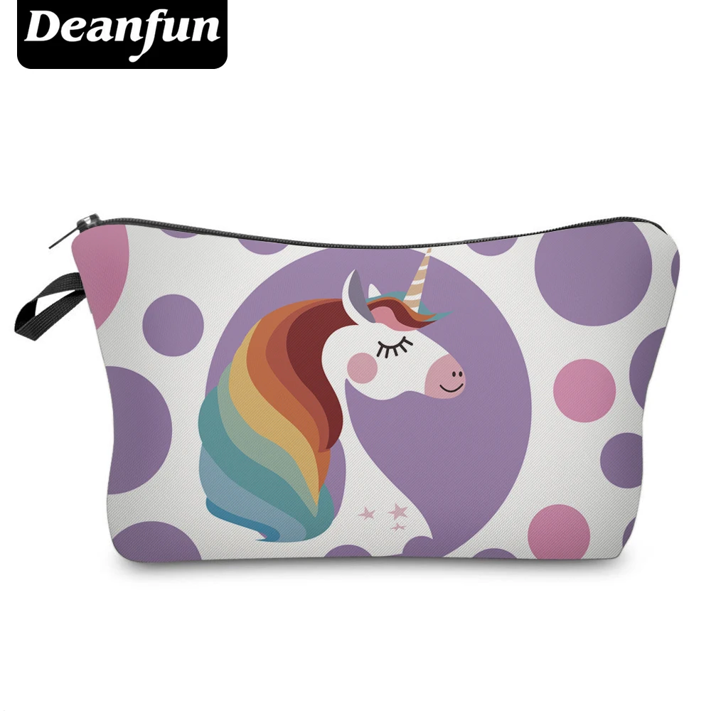 

Deanfun Makeup Bags 3D Printed Dot Unicorn Necessaries for Women Travelling Kawaii Cosmetic Storage 50936