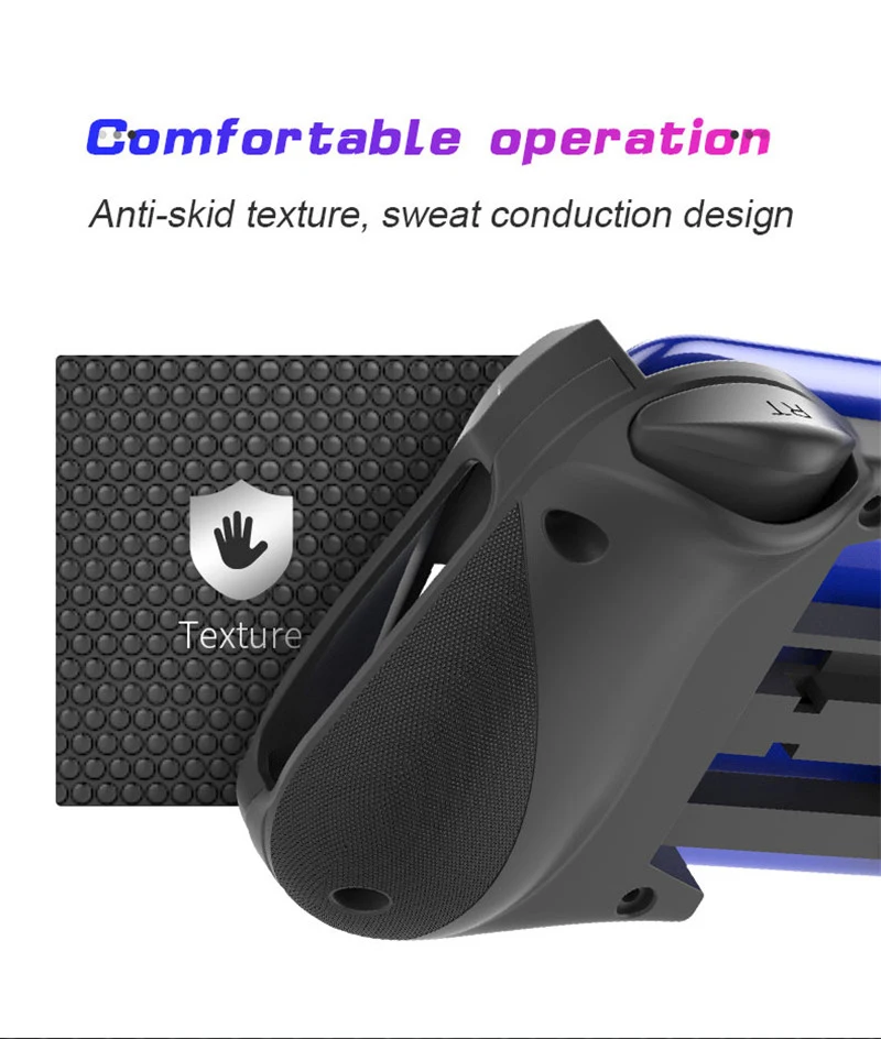  MOCUTE 057 Bluetooth 4.0 Gamepad PUBG Controller PUBG Mobile Triggers Joystick Wireless Joypad For 