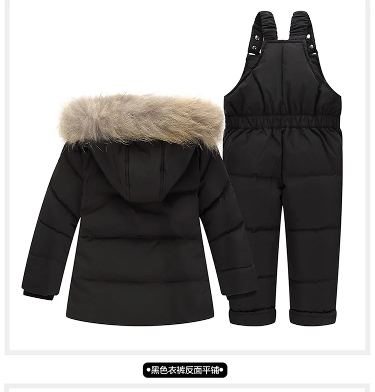 Комплекты детской одежды для русской зимы, теплая парка, пуховик для маленьких мальчиков и девочек, детская куртка, зимняя одежда, костюм для 2-4 лет