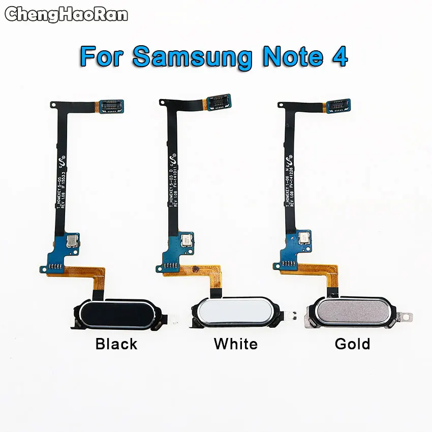 

ChengHaoRan For Samsung Galaxy Note 4 N910 N910C N910A N910F Fingerprint Sensor Scanner Flex Cable Home Button Return Key