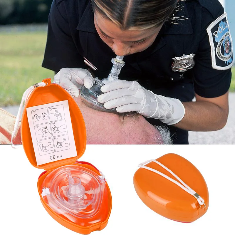 1 шт., медицинские реаниматоры для реаниматора, спасательные маски для первой помощи, дыхательная маска, дыхательные инструменты с односторонним клапаном
