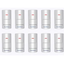 10 x Wolf-Guard беспроводной PIR датчик движения Детектор для системы домашней безопасности сигнализация 433 МГц HW-06A 10 шт./партия