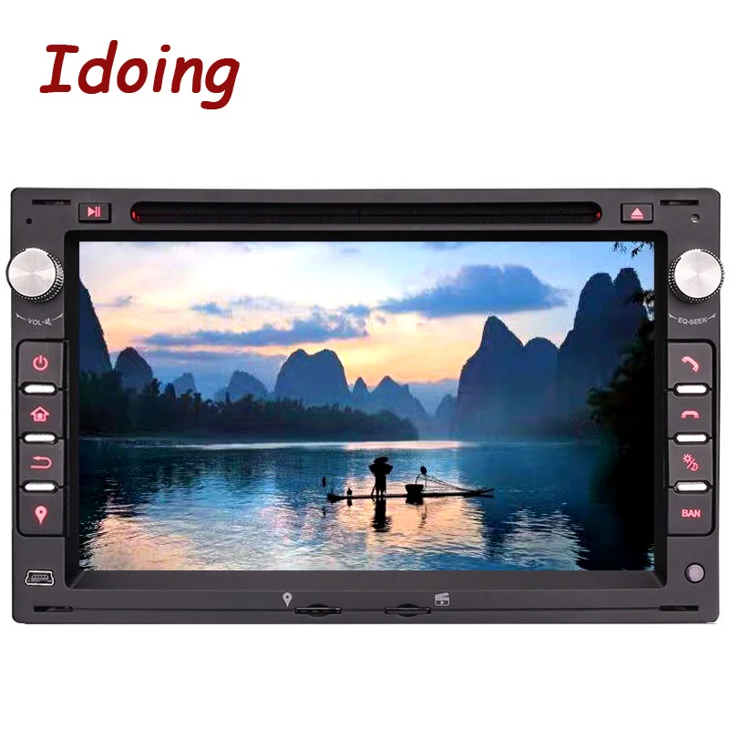 Top Idoing Steering Wheel 2Din Android 7.1For VW volkswagen Passat B567 DVD Car Multimedia Player Quad Core Navigation Touch Screen 3