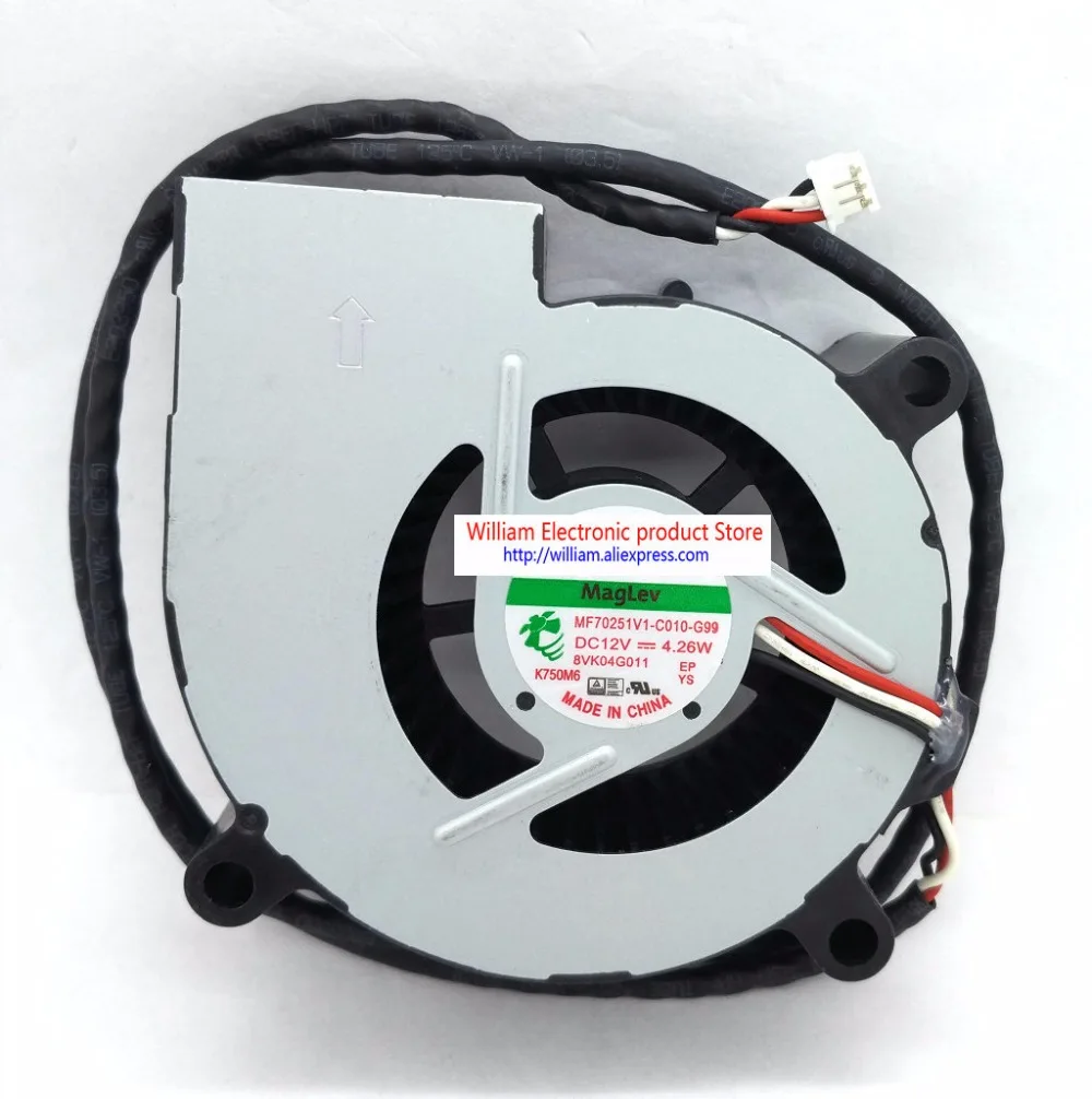 Новый оригинальный MF70251V1-C010-G99 DC12V 4 26 W 70*25 мм 3 линии Тахометр сигнала для