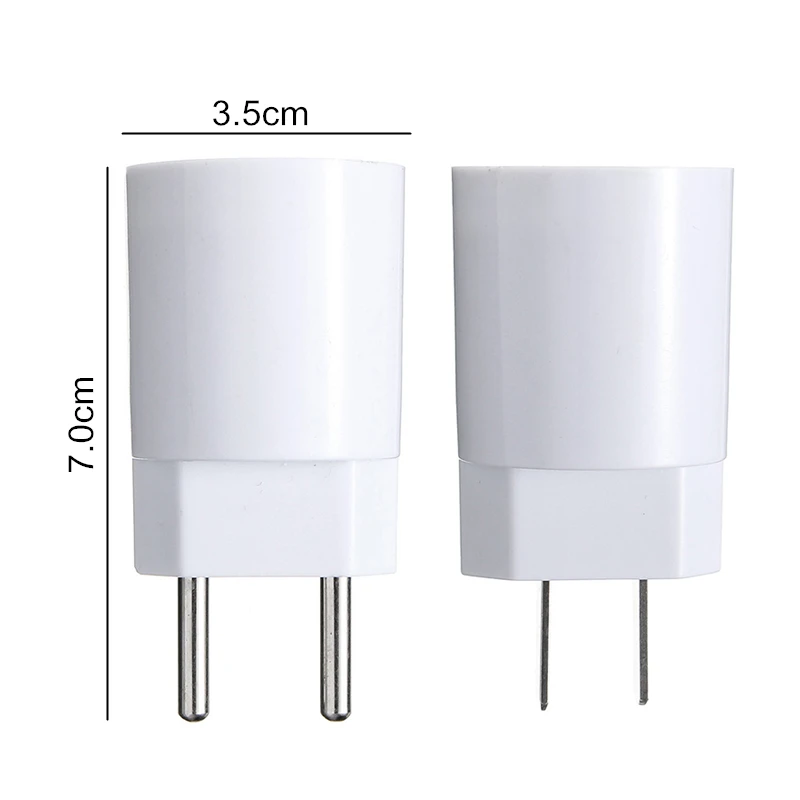 

110-220V E27 Lamp Base EU/US Plug Socket 4A Flame Retardant PBT Housing For Led /small Night Light Lamp Holder Converter
