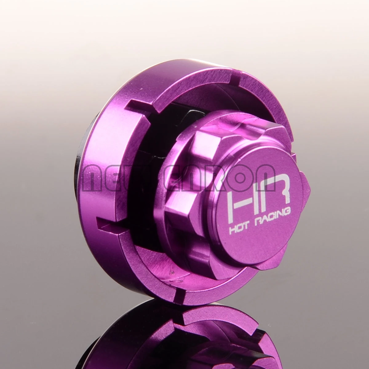 Новинка ENRON 4 шт. Фиолетовый Металл RC 17 мм шестигранные гайки Warlock с 5 зубчатыми