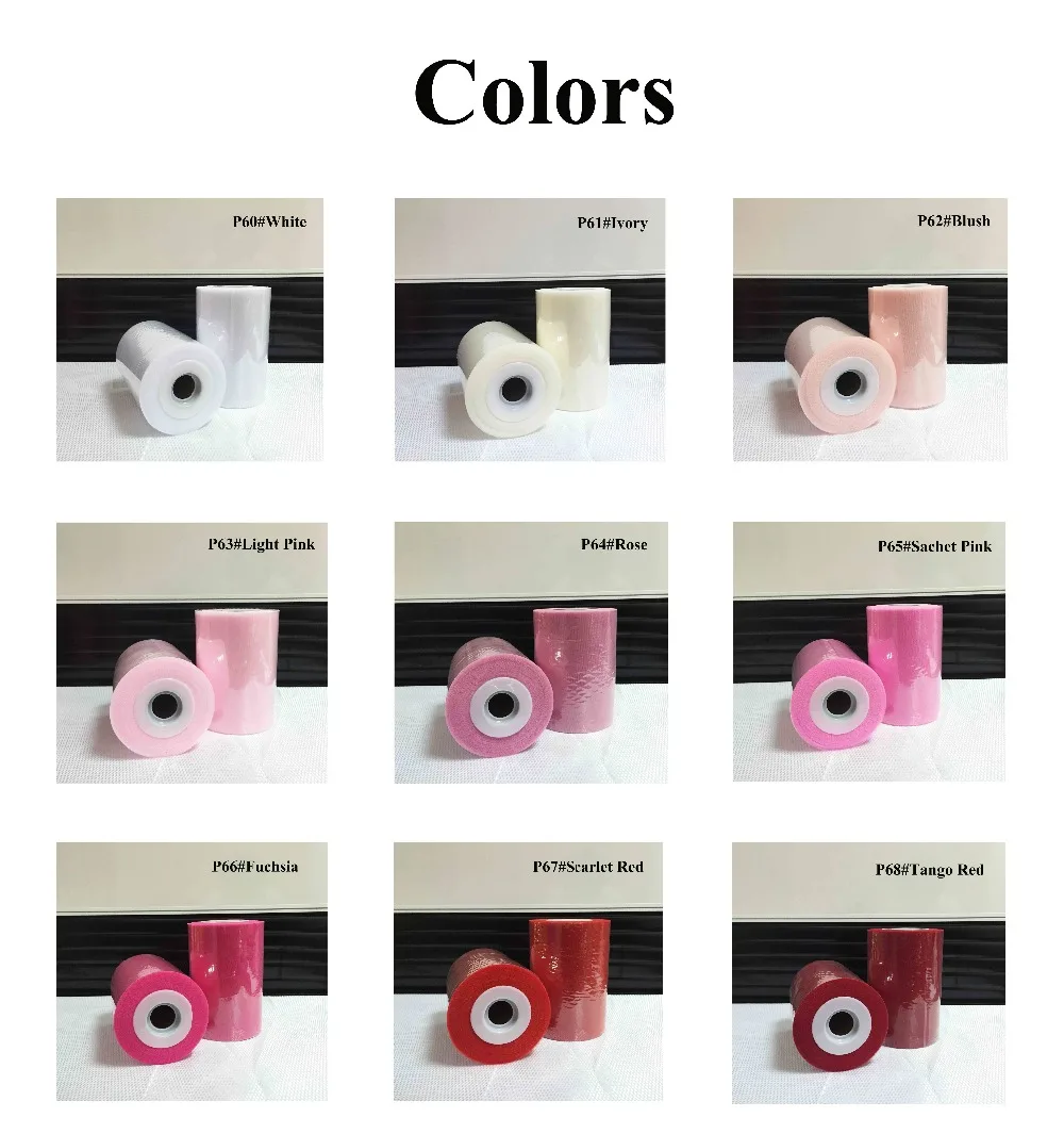 

Retail or Wholesale Polyester Tulle Roll 100yards For Tutu Dress or Party Decoration