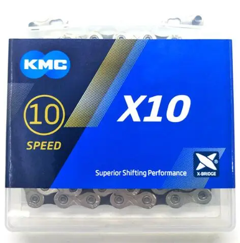 

KMC X10 X10.93 MTB Road Bike Chain 116L 10 Speed Bicycle Chain Magic Button Mountain With Original box