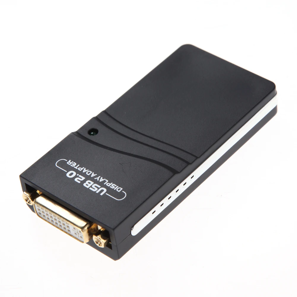 

USB 2.0 UGA to DVI/VGA/HDMI Multi Display Monitor Converter Connector Graphic Adapter for PC Laptop HDTV