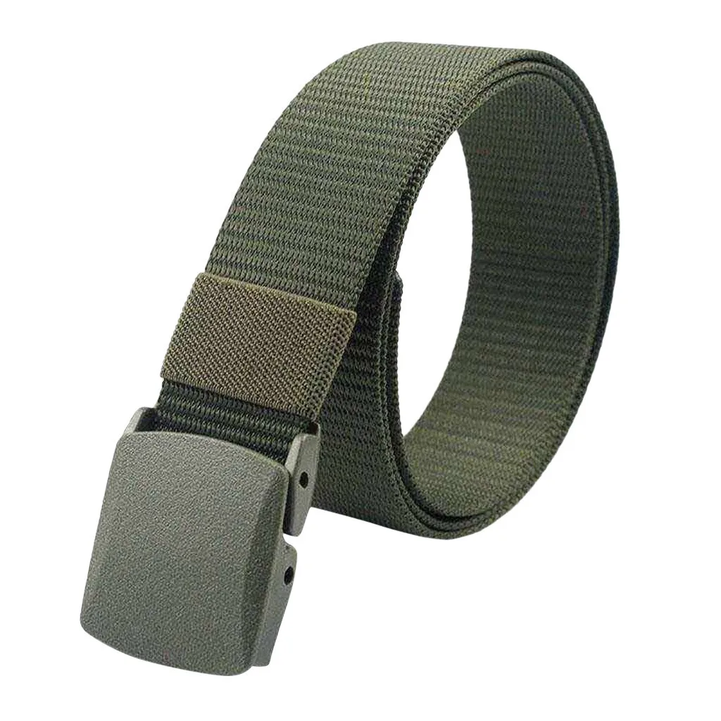 New Black Travel Security Money Nylon Belt Concealed Zipper Safety Bag Hidden Money Pocket Cashsafe Anti-theft Wallet Belt#LR1 - Цвет: Army Green