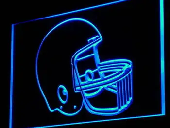

i902 Helmet Football Bar Pub Club Beer Light Signs On/Off Switch 20+ Colors 5 Sizes