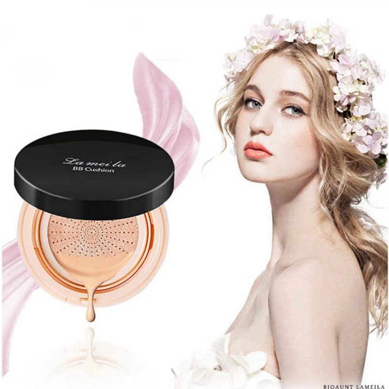 

Air Cushion BB Cream Long Lasting Moisturizing Concealer Whitening Face Foundation Powder Natural Nude Makeup Cosmetic Y1