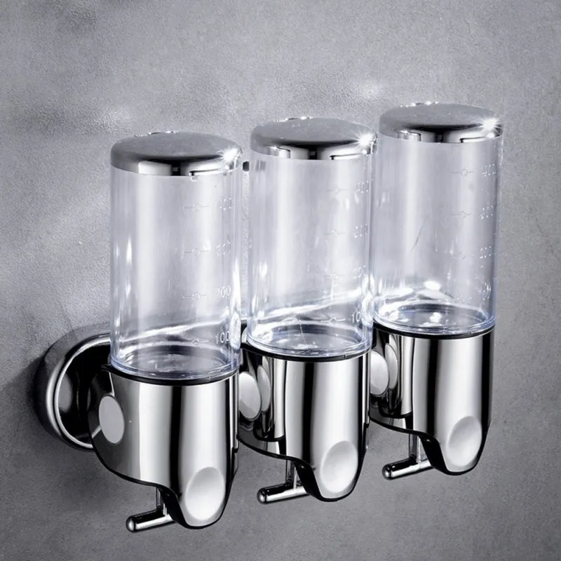 

ABS Plastic Dispensador Wall-Mountedbath Hand Soap Dispenser Single Double Liquid Soap Dispenser 500Ml/1000Ml/1500Ml