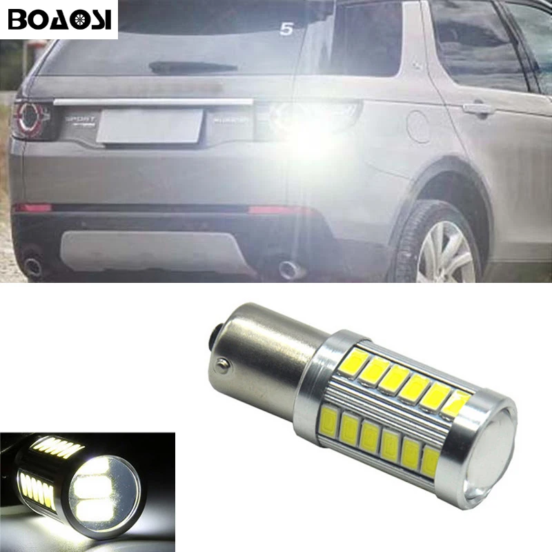 

BOAOSI 1x P21W 1156 LED Rear Reversing Tail Light Bulb CREE Chip High Power for Land Rover Discovery 3 Range Rover Freelander