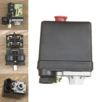 

Pressure Control Switch Air Compressor Valve Single Hole Relief Regulator Pressure Switch Stand Gauges 1/4 Thread