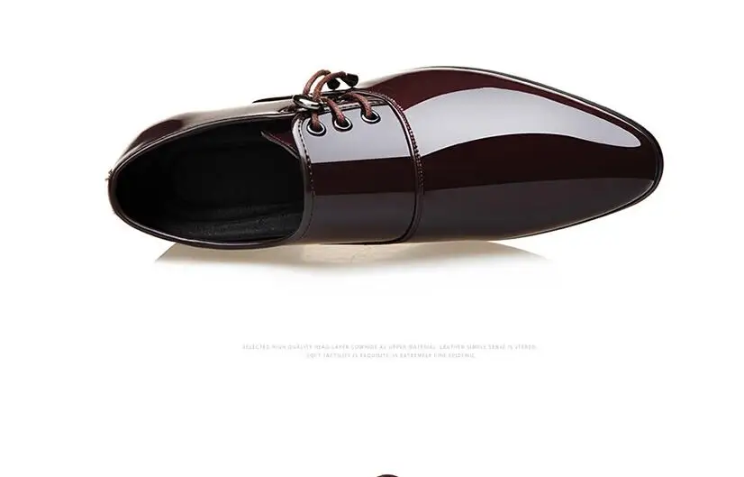 Роскошные брендовые кожаные лаконичные дышащие мужские официальные свадебные базовые туфли мужские деловые туфли с острым носком черные