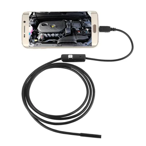 LED 1M/7mm Lens Ear Cleaner Endoscope Waterproof Inspection Borescope Camera for Android PC Phone Notebook Device Health Care
