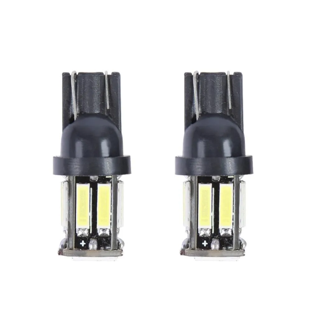 4 шт. T10 W5W 10-7020 SMD автомобильный T10 светодиодный 194 168 Клин Замена заднего приборной панели лампы белые лампы для габаритных огней