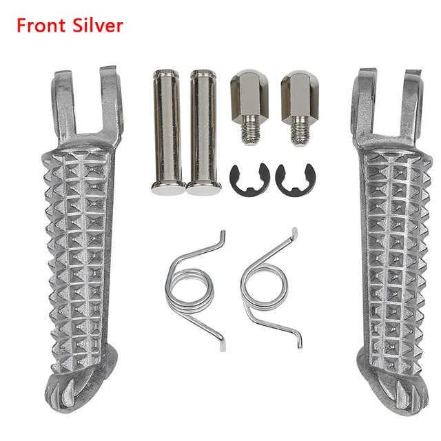 Motorcycle Footrests Foot pegs Rear Front For Yamaha YZF R1 1998-2024 R6 2003-2020 YZF R6S R1M 2