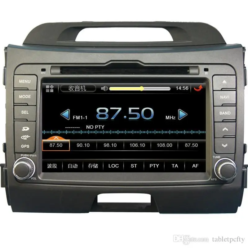 Автомобильный DVD плеер 7 &quotс GPS (опция) USB/SD AUX BT/TV аудио Радио стерео головное