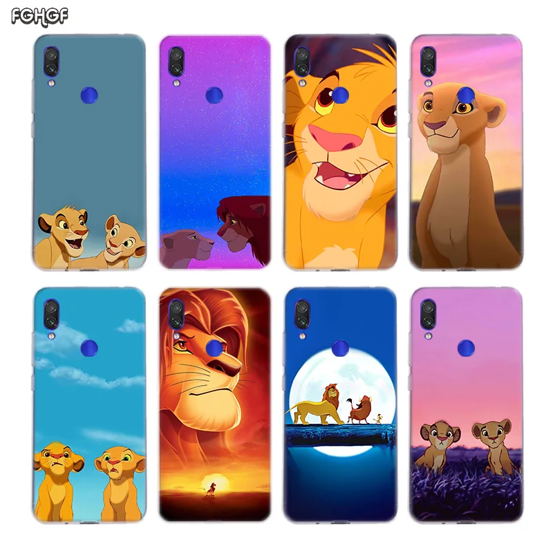 Силиконовый чехол Simba the Lion King для Xiaomi Redmi Note 8 7 6 5 Pro K30 K20 4 4A 4X Plus S2 6A 5A 7A |