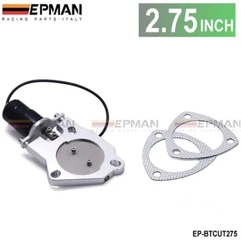 2.75" Electric Exhaust Cutout Valves Fit For Y-Pipe Exhaust EP-BTCUT275
