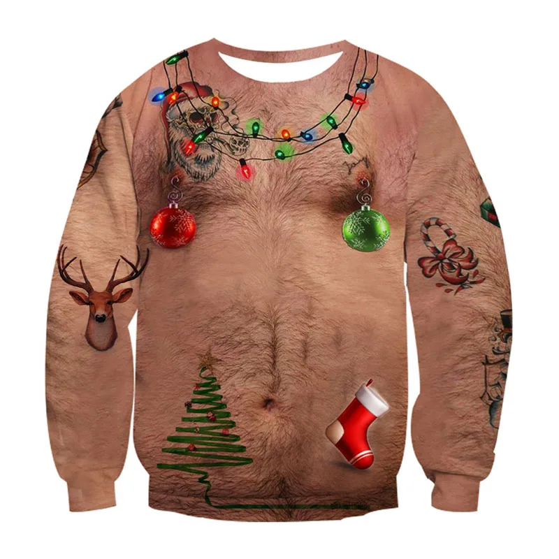 Cena 2020 brzydki świąteczny sweter Unisex mężczyźni kobiety wakacje święty mikołaj elf sweter śmieszne damskie męskie swetry topy jesień zima odzież