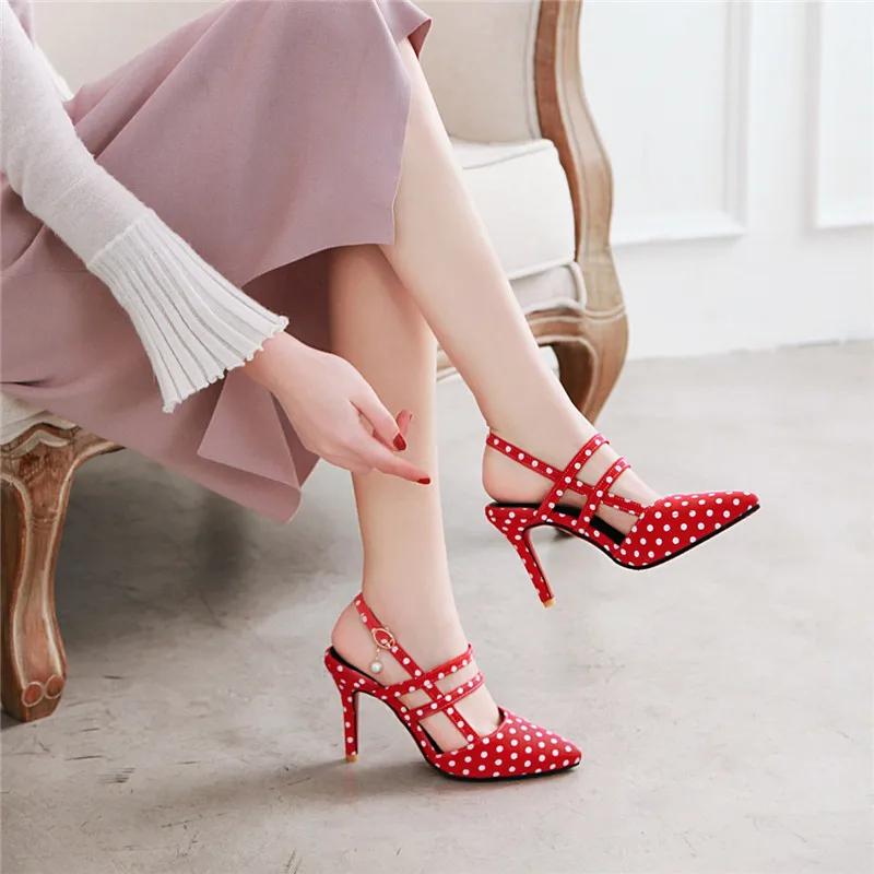 ASUMER/Большие размеры 34-48; модная свадебная обувь для выпускного бала; женская обувь на очень высоком каблуке с пряжкой; женские элегантные босоножки с острым носком; женская обувь