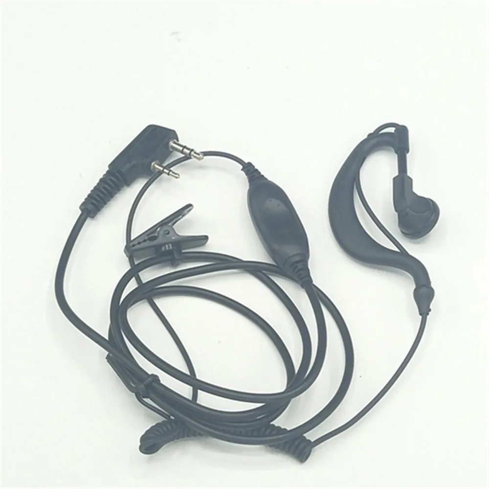 Oppxun 2 шт Высокое качество кривая Толстая линия наушники для KENWOOD TK3207 BAOFENG UV5R TYT WOUXUN