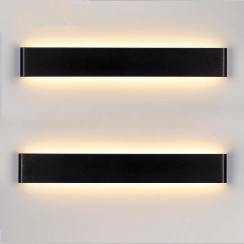 

AC85~265V 6W 14W 20W LED Wall Lights Black White Shell Modern Brief Livng Room Bathroom Light Wall Lamp Bedroom Bedside Light