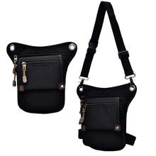 Нейлоновая камуфляжная сумка для ног, Модные Мужские поясные сумки, новая тактическая на ремень унисекс, удобная сумка для ног, поясная сумка для мужчин, Горячая Хип-хоп карман