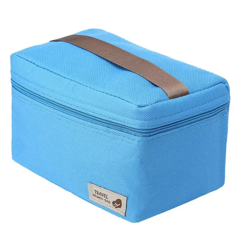 

2018 Outdoor Portable Insulated Thermal Cooler Bento Lunch Box Picnic Storage Bag 3qw0612