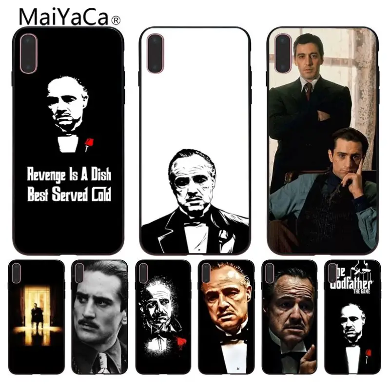 

MaiYaCa The Godfather Don Corleone DIY Painted Beautiful Phone Accessories Case For Apple iphone 7 7plus X 8 8plus 6s 6 5 5s XR