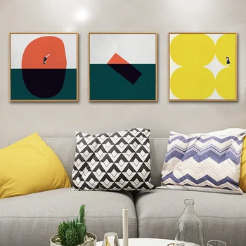 

Modern Abstract Nursery Cartoon Prints Wall Art Canvas Paintings POP Poster Wall Pictures for Kids Room Gift Home Decorative