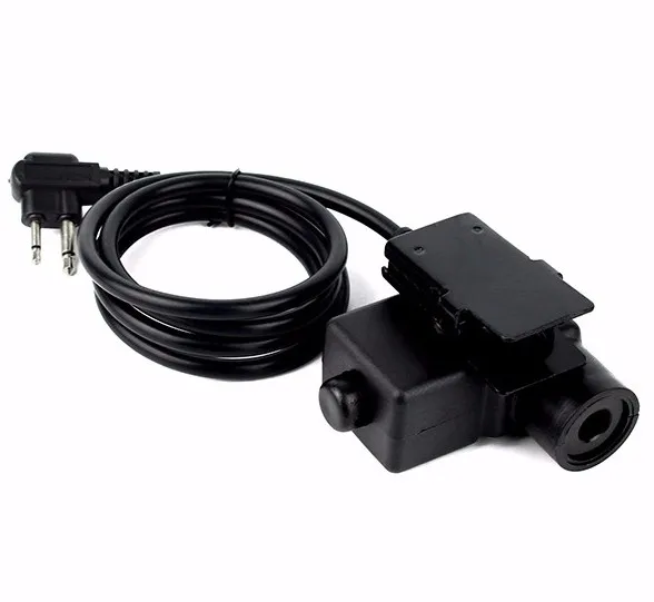 U94 кабель PTT Plug военный адаптер Z113 Стандартный версия для портативной рации для Motorola два контакта радио Охота