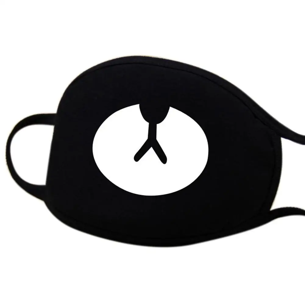 MISSKY/женская и Мужская Черная Стильная Солнцезащитная дышащая маска для рта, милые противопылевые маски для лица, Orna, подарок для мужчин