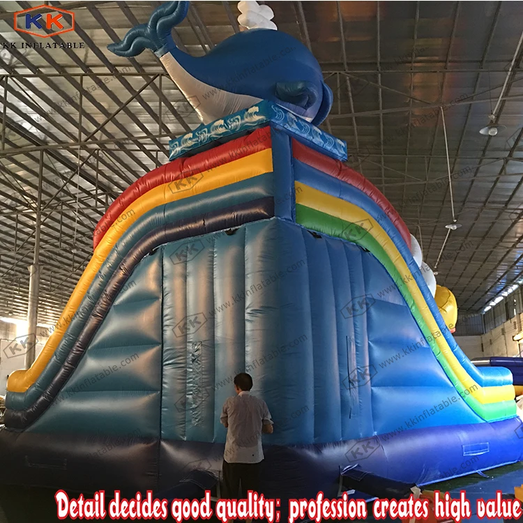 Аквапарк Оборудования гигантские надувные аквапарк с бассейном слайд для Land