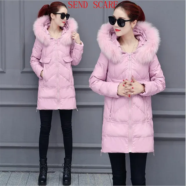 Cheap 2016 New Winter Jacket Women Fashion Temperament Han Edition Cultivate One's morality Down Cotton-padded Jacket Hooded Coat