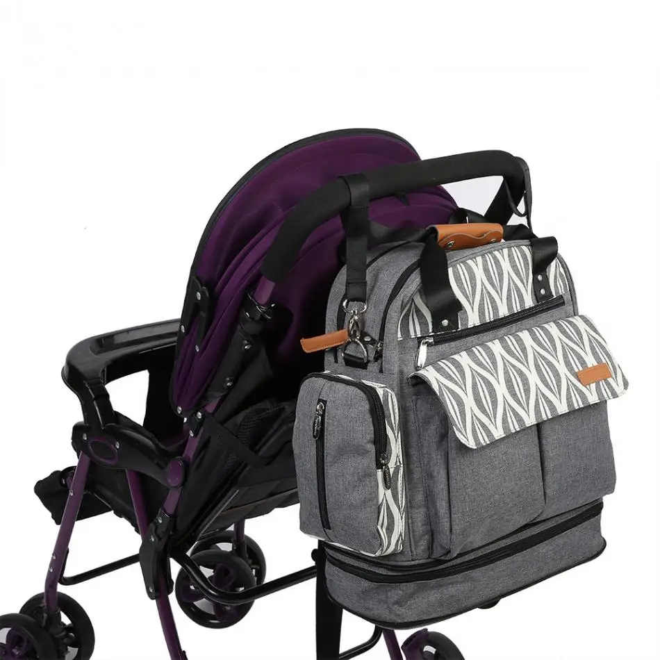 Большая емкость для беременных Мумия кормящих пеленок сумка рюкзак дорожная Детская коляска Коляска сумка органайзер сумка для ухода за ребенком сумка