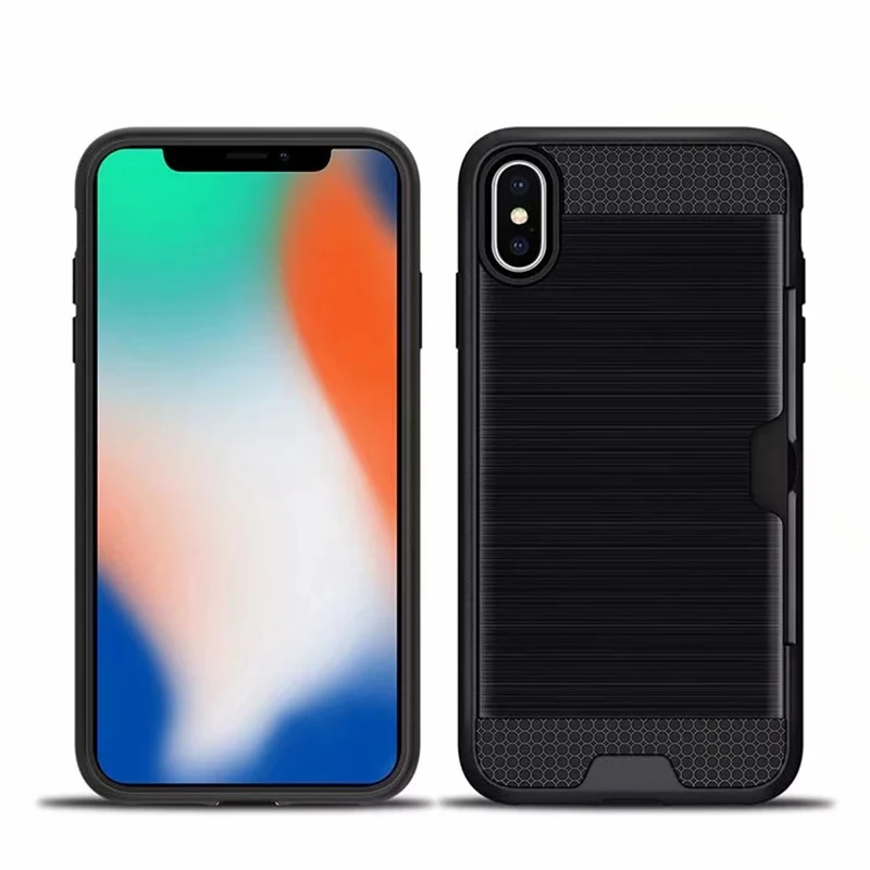 Армированный Гибридный ПК мягкий чехол из ТПУ для телефона Apple iPhone X 6 6S 7 8 Plus XS Max XR 5
