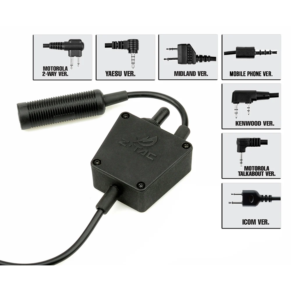 Стильные тактические аксессуары для страйкбола Z TAC bowman PTT ES E Switch|Тактические