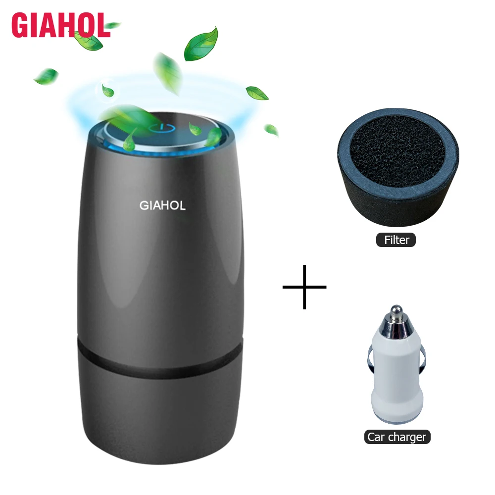 Intelliget Anion Car Air purifier USB Cup Automotive Mini Air Purifier Filter Portable Car Air Freshener Aroma Diffuser for Home