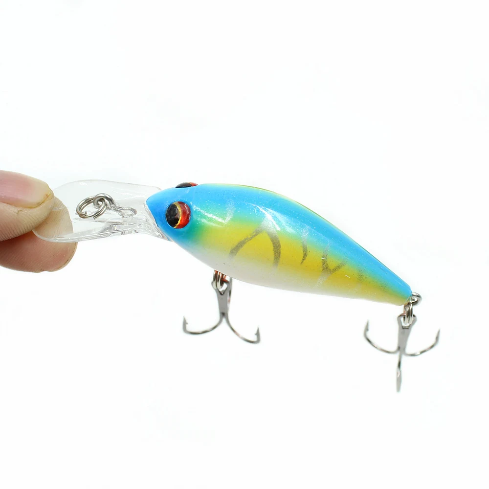 

1pc Minnow Fishing Lure Hard Bait isca artificia 8cm 8.8g Wobbler Crankbait Topwater Plastic Bass Trolling Bait Fishing Tackle