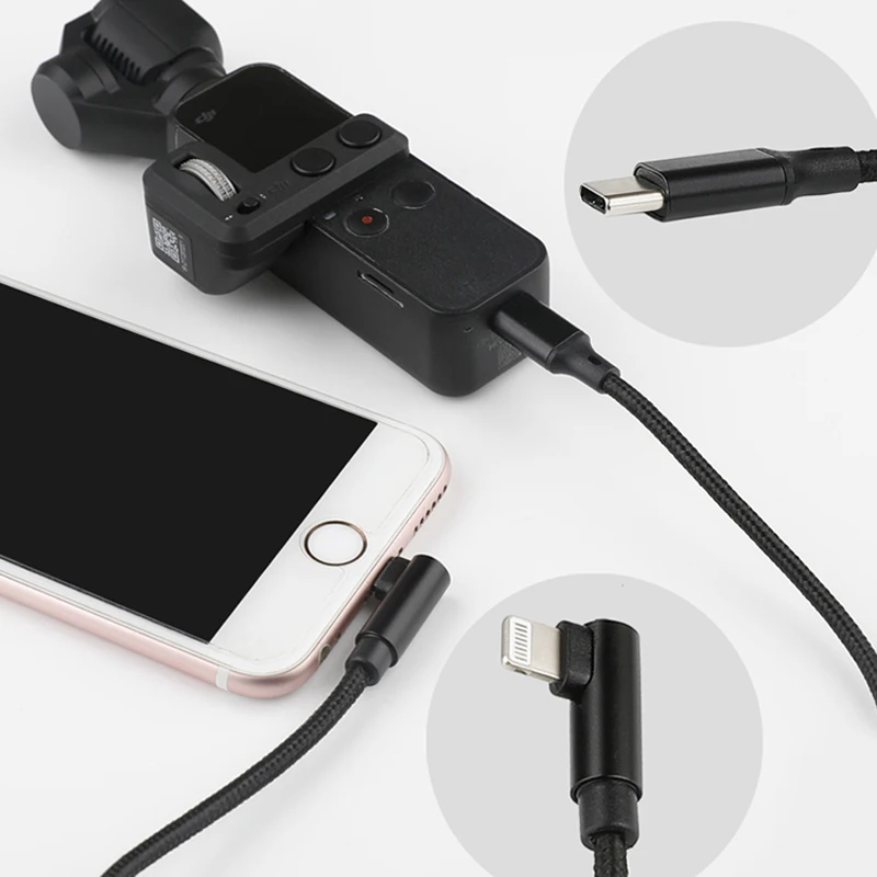 Кабель для передачи данных 100 см кабель преобразования порта type C Micro / c dji Pocket 2 osmo 1
