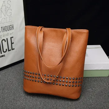 

NEW Shoulder Bag WoMen Handbag Soft Leather Bucket Bag casual Big Tote Brown Black Blue Color WoMen Bag