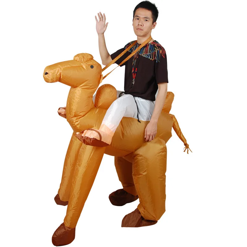 

Inflatable Camel Shape Festival Inflatable Costumes Cartoon Animal Riding Air Mould Halloween Christmas Adults Inflatable Toys