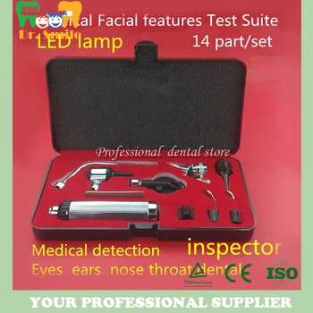 

Ent checker otoscope eye ophthalmoscope ear throat dental inspection Set