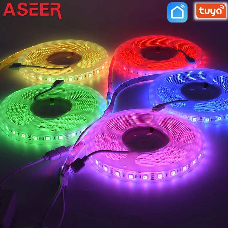 ASEER Светодиодная лента 5050 DC12V 60 светодиодный s/m гибкий свет RGB RGBW 300 s 5 м/лот